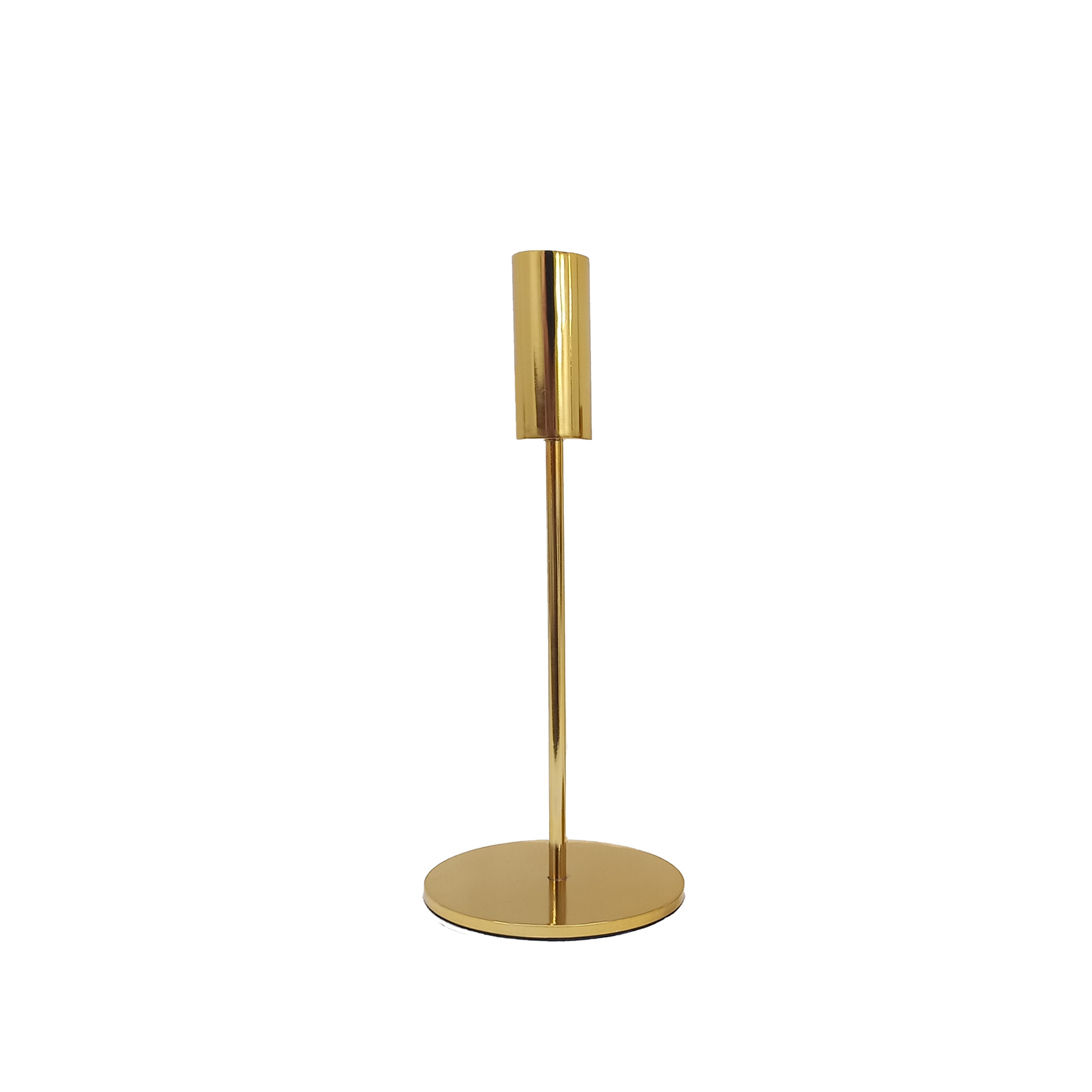 MODERN GOLD CANDLEHOLDER