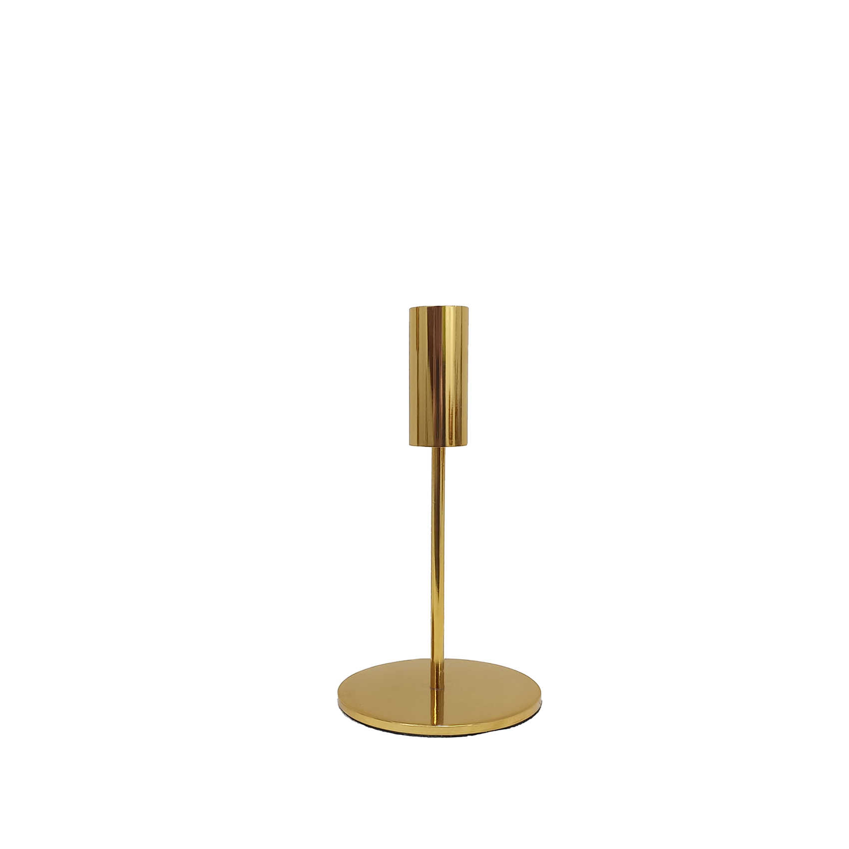 MODERN GOLD CANDLEHOLDER